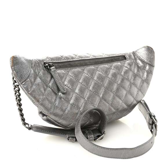 Chanel Metallic Calfskin Quilted Banane #234468C19B - Picture 2 of 12